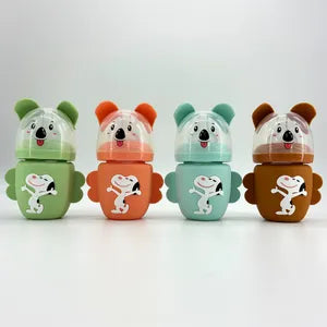 Insulated Glass Baby Bottle for Newborns with Anti-Colic Features