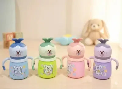 Insulated Glass Baby Bottle for Newborns with Anti-Colic Features