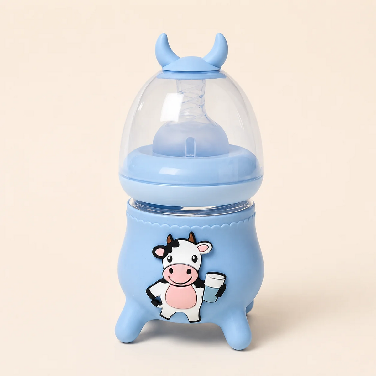 Insulated Glass Baby Bottle for Newborns with Anti-Colic Features