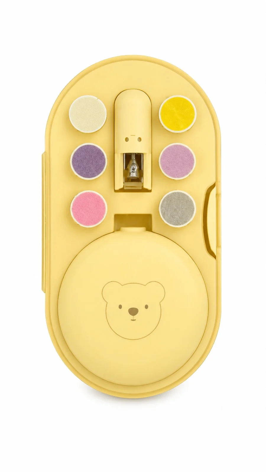 Bear Electric Nail Grinder for Babies And Kids Home Use Polishing Set Nail Clippers Kit for Children