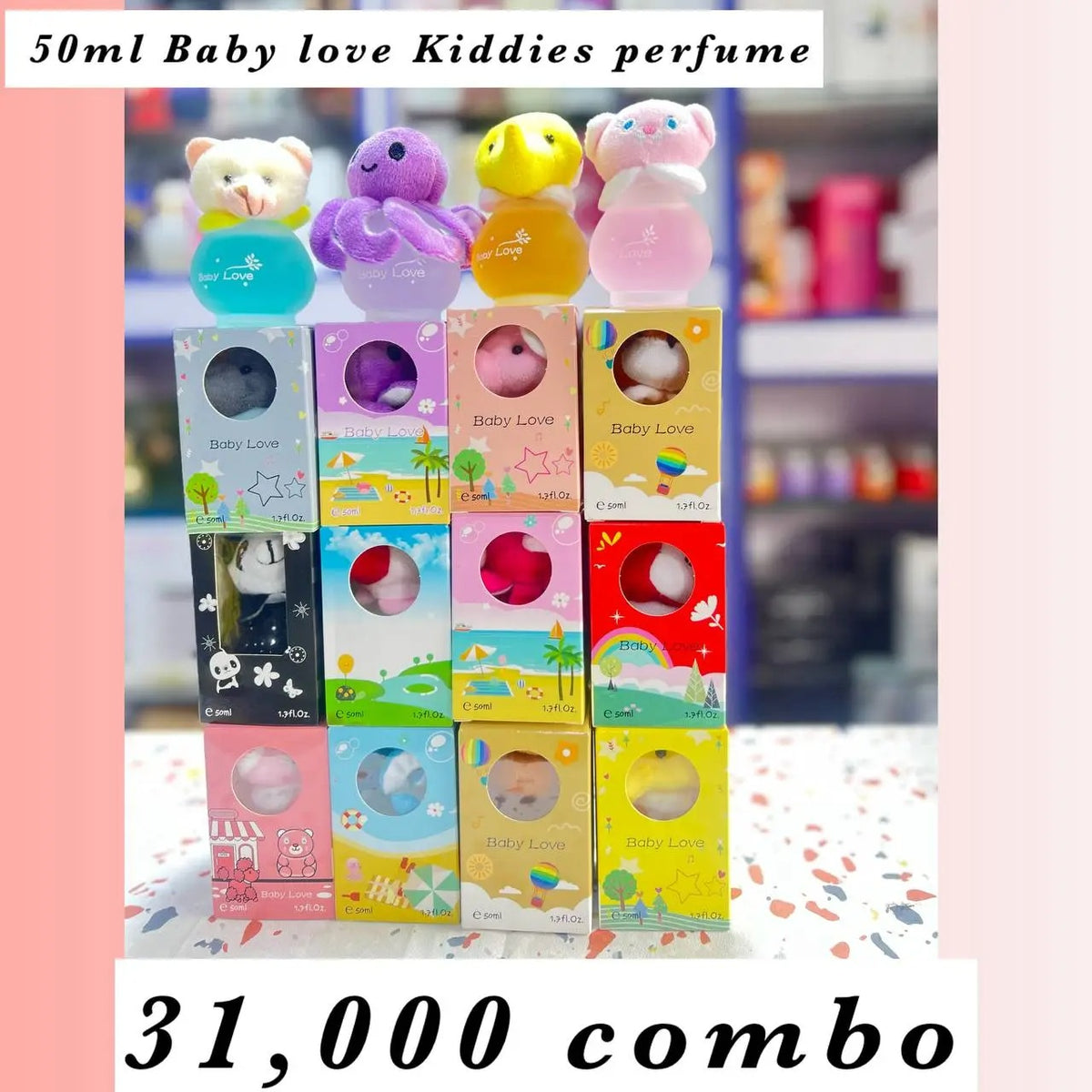 Baby Love Perfume Collection 50ML (12PCS)