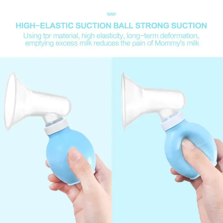 Smart Manual Bredast Pump for Mothers – Strong Suction Portable Milk Pump for Baby Feeding