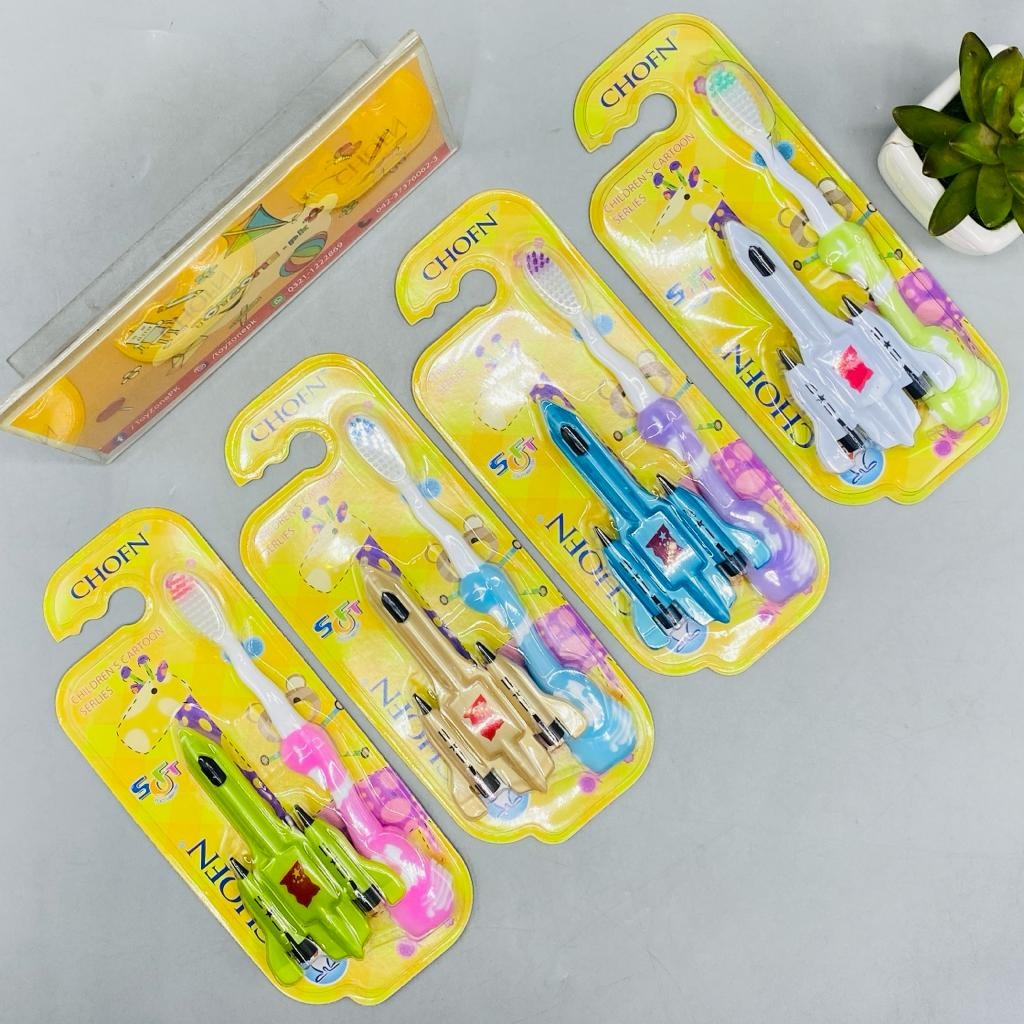 Kids Toothbrush Pack with Toy Cute Tooth Brush for Kids